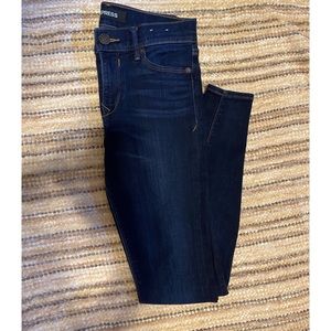 Express Mid Rise Dark Wash Stretch Jean